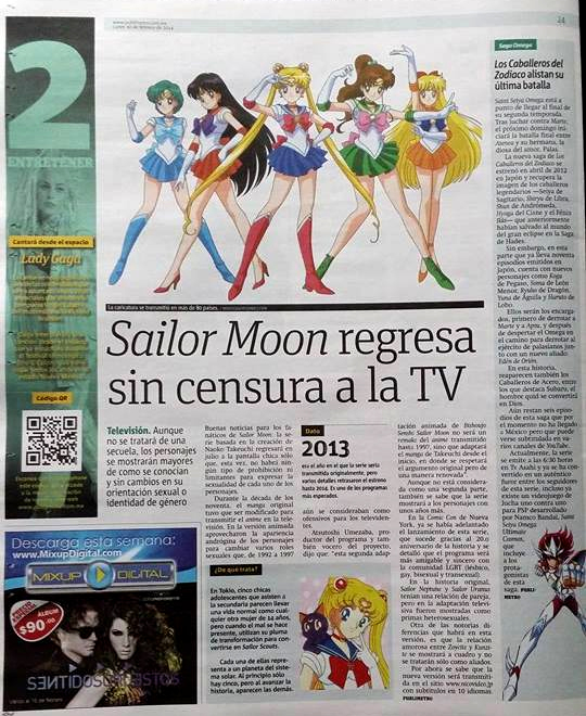 Sailor Moon regresará a la TV sin censura