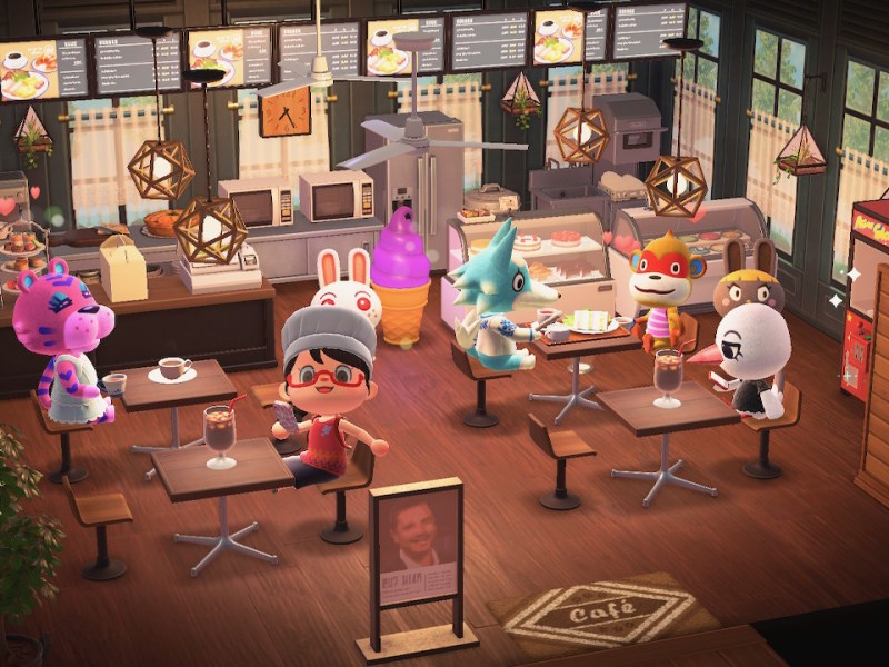 Diseñando un café en&nbsp;ACNH