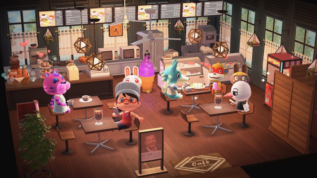 Diseñando un café en ACNH