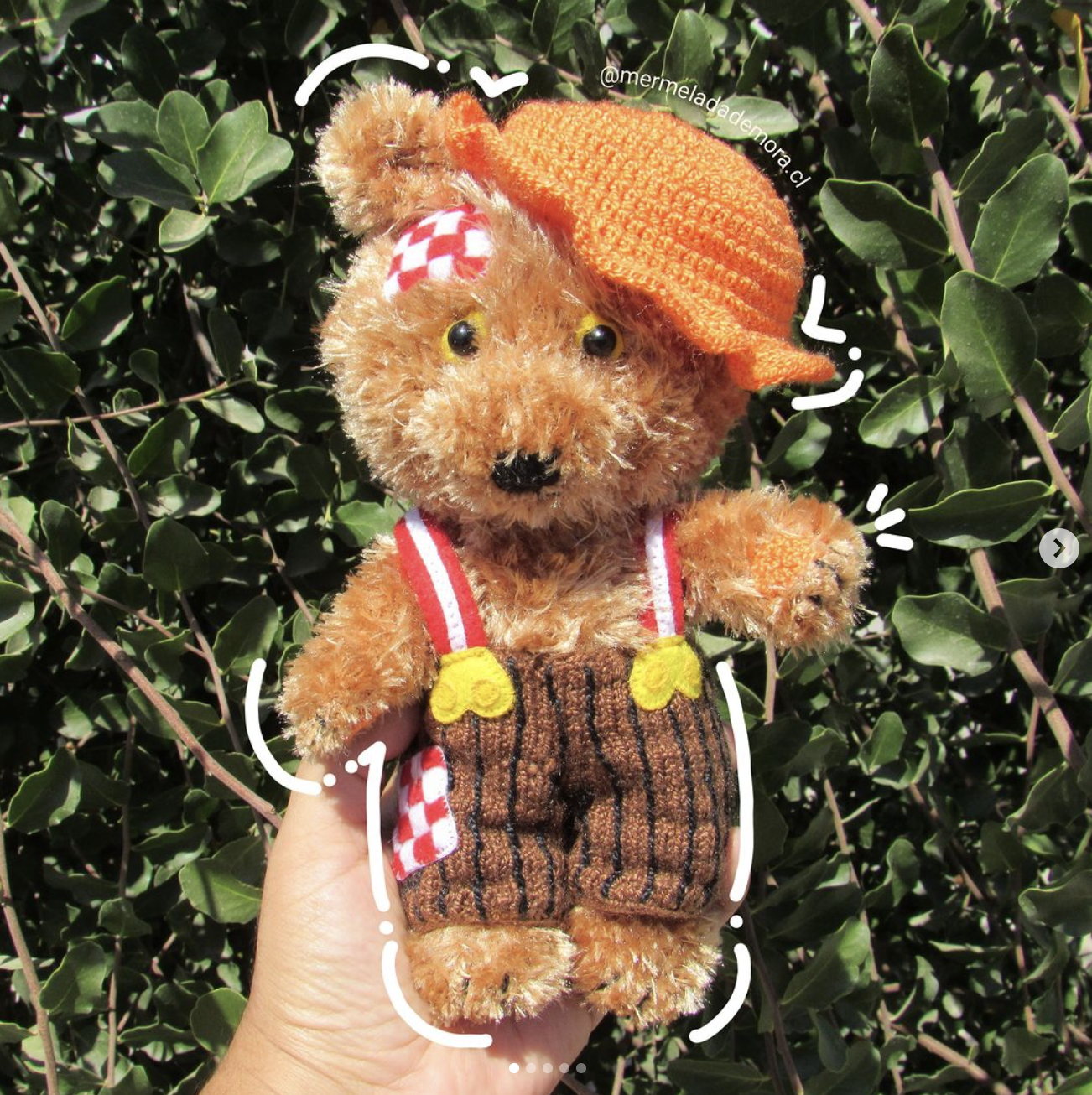 Amigurumi de paco pedacitos