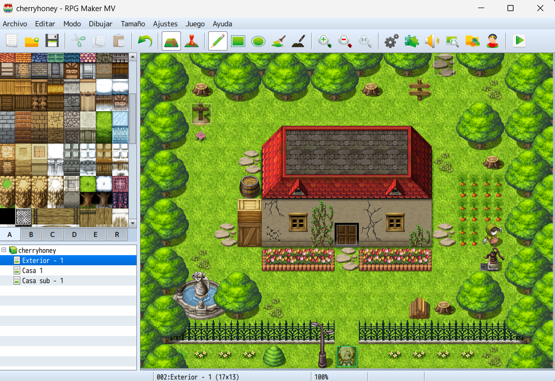 Probando RPG Maker MV