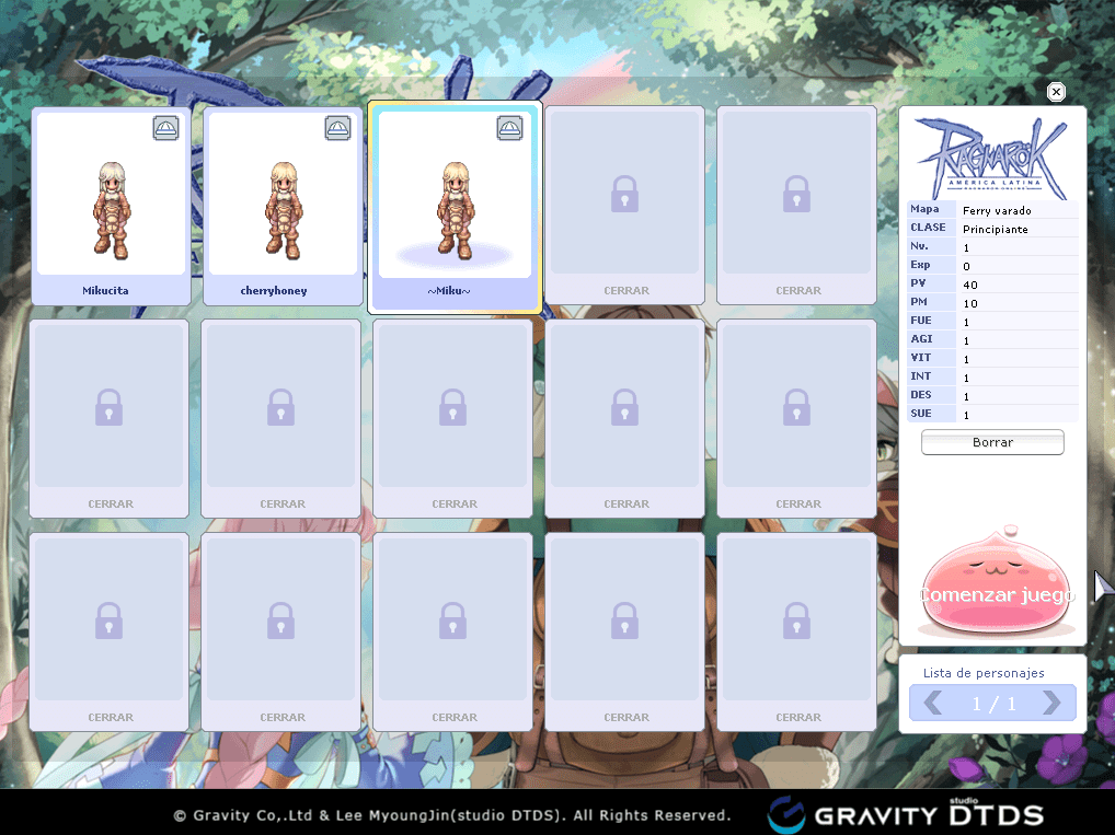 Ya puedes crear tu personaje en Ragnarok Online&nbsp;Latinoamerica